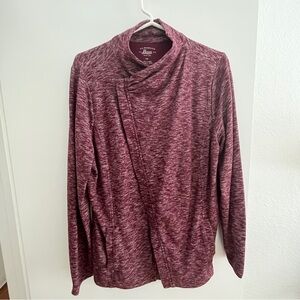 G.H. Bass & Co. Maine Women’s Asymmetrical Zipper Jacket Sweatshirt Large